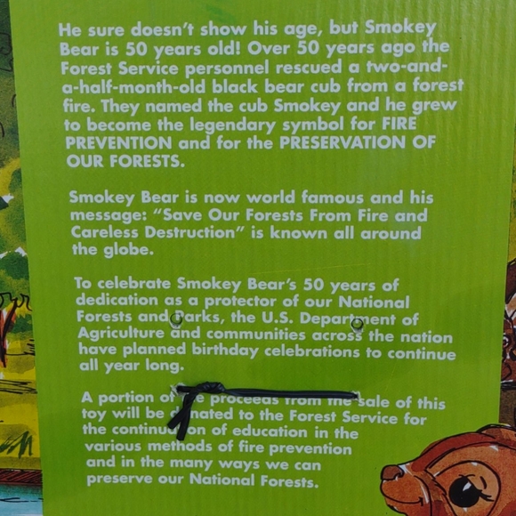 Vintage Smokey Bear 50th Anniversary - Picture 9 of 11